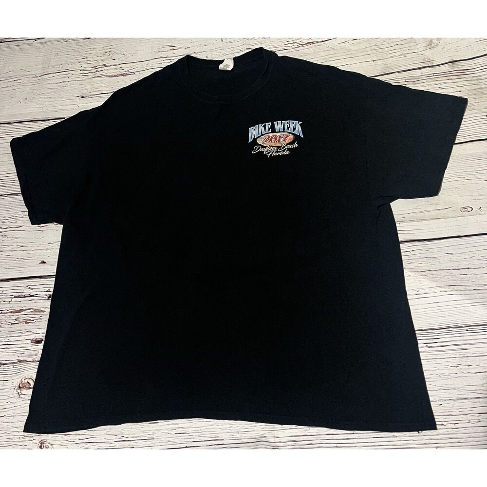 Bike Week Daytona Beach FL Florida 2017 T Shirt Black Size 3XL XXXL